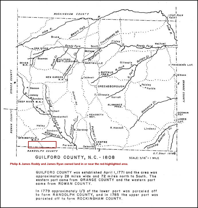 Guilford County, NC Map