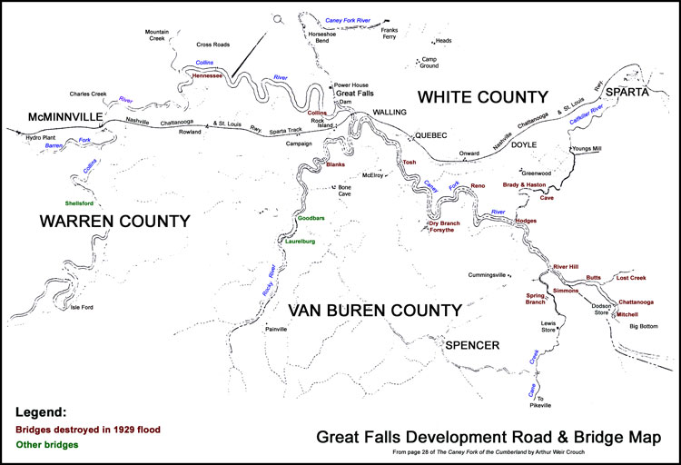 Bridges Map - Great Falls Development