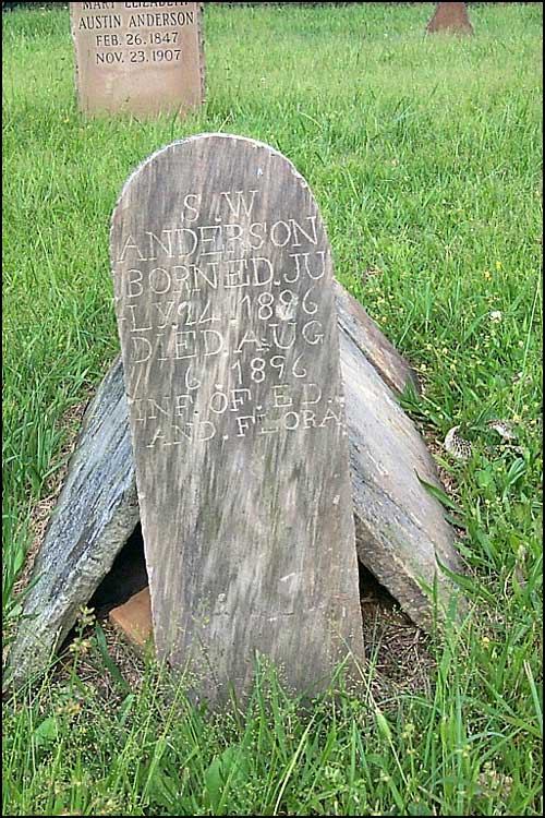 Samuel Walter Anderson Grave - Austin Cemetery