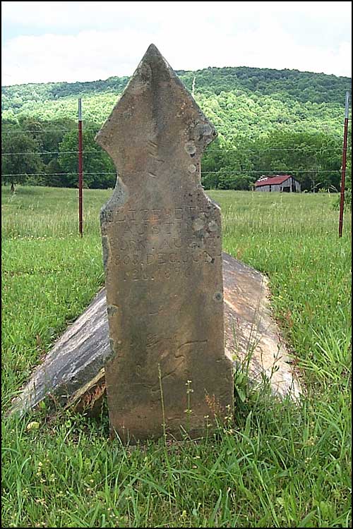 Elizabeth Austin Grave - Austin Cemetery