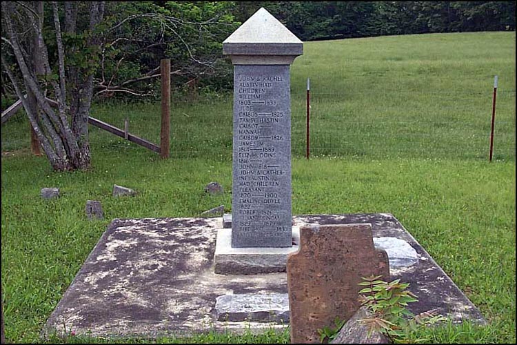 East View of Austin Memorial - Austin Cemetery