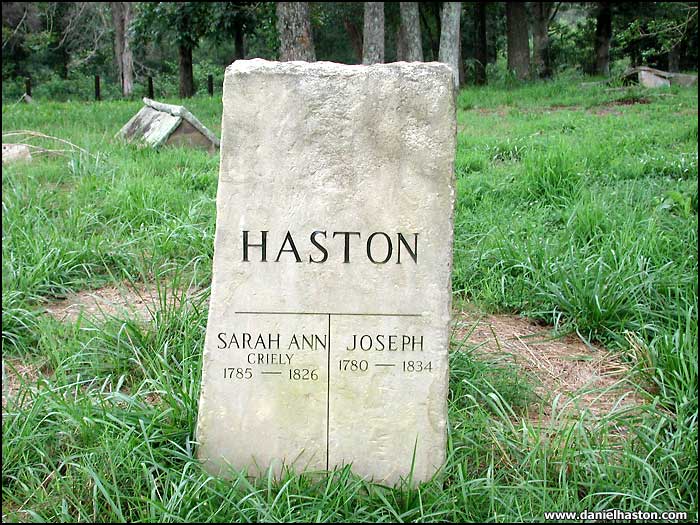 Joseph Haston Grave - Big Fork Cemetery