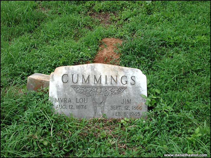 Myra Lou Cummings Grave - Big Fork Cemetery