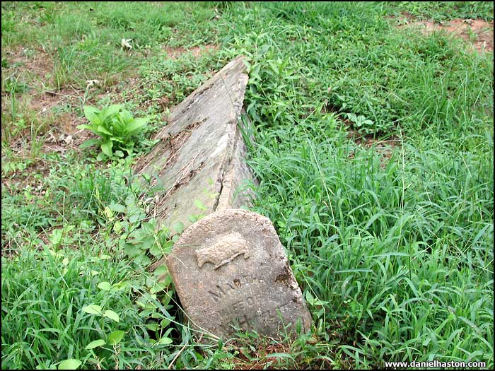 Martha Huddleston Grave - Big Fork Cemetery