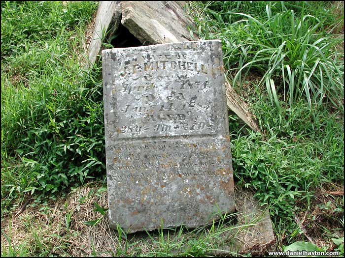 Nancy Ann Cummings Mitchell Grave - Big Fork Cemetery