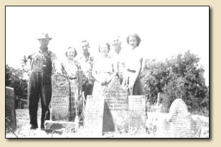 1952 Photo of Haston Cemetery Graves