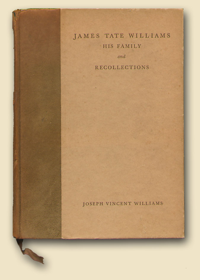 James Tate Williams Book