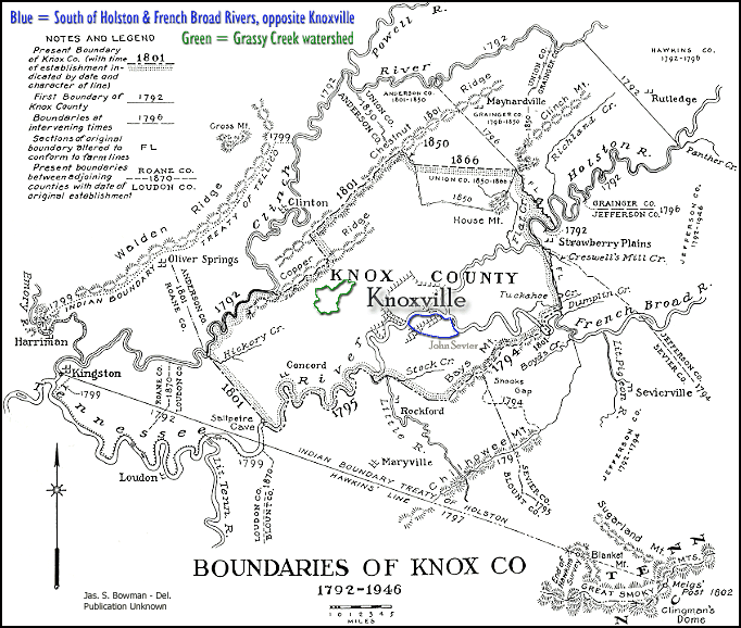 Knox Co, TN - Possible Haston Home Locations