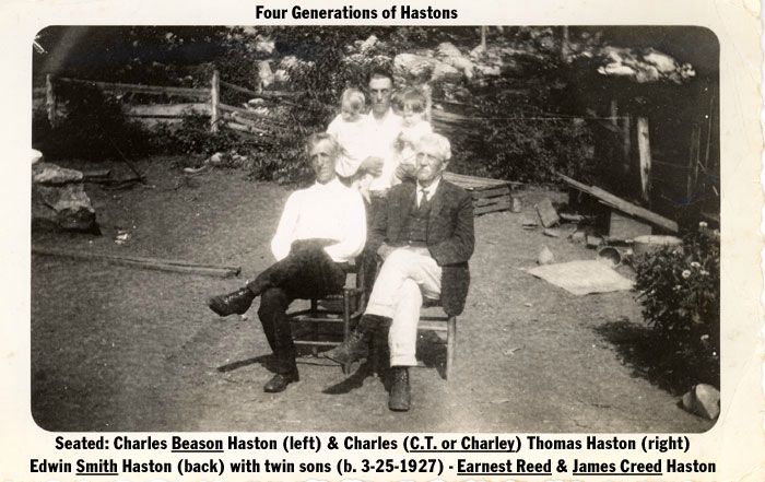 C.T. Haston and 3 generations of descendants