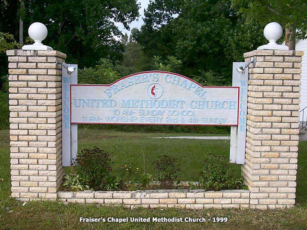 Frasier's Chapel United Methodist Church - southeastern White County, TN