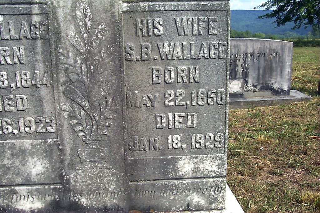 SallieBurdenWallace-grave