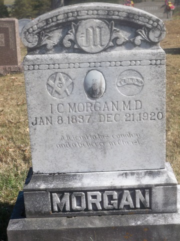 Dr. Isaac Clint Morgan grave