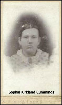 Sophia Kirkland Cummings - wife of Joseph Cummings II