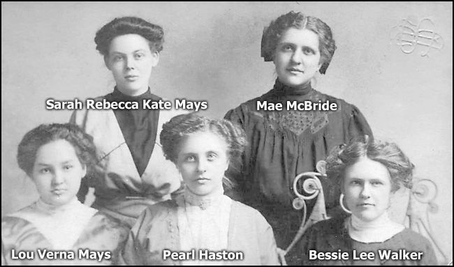 Mays sisters & Pearl Haston & Mae McBride