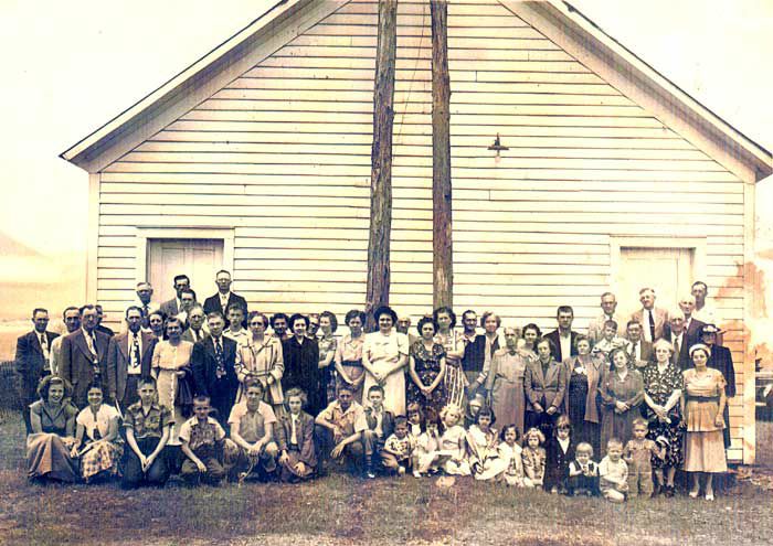 C.T. Haston Family Reunion - About 1950