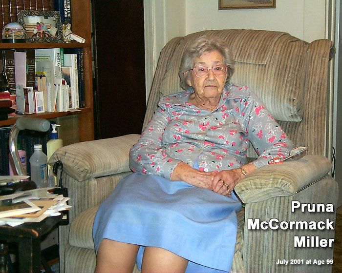 Pruna McCormack Miller - age 99
