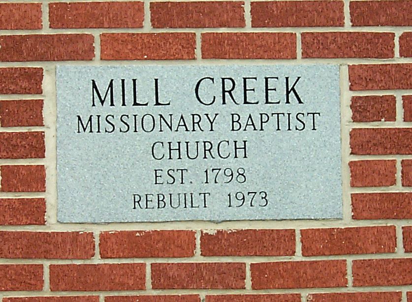 Current Mill Creek Baptist Church - Monroe County, KY