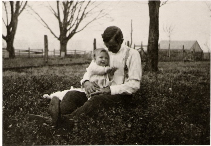 Henry H. Mitchell with Claudine, Granddaughter
